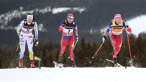 Längdskidor .